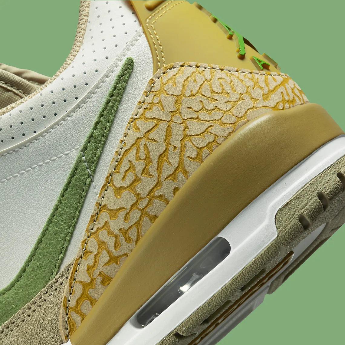 Jordan Legacy 312 Low Golden Moss Alligator