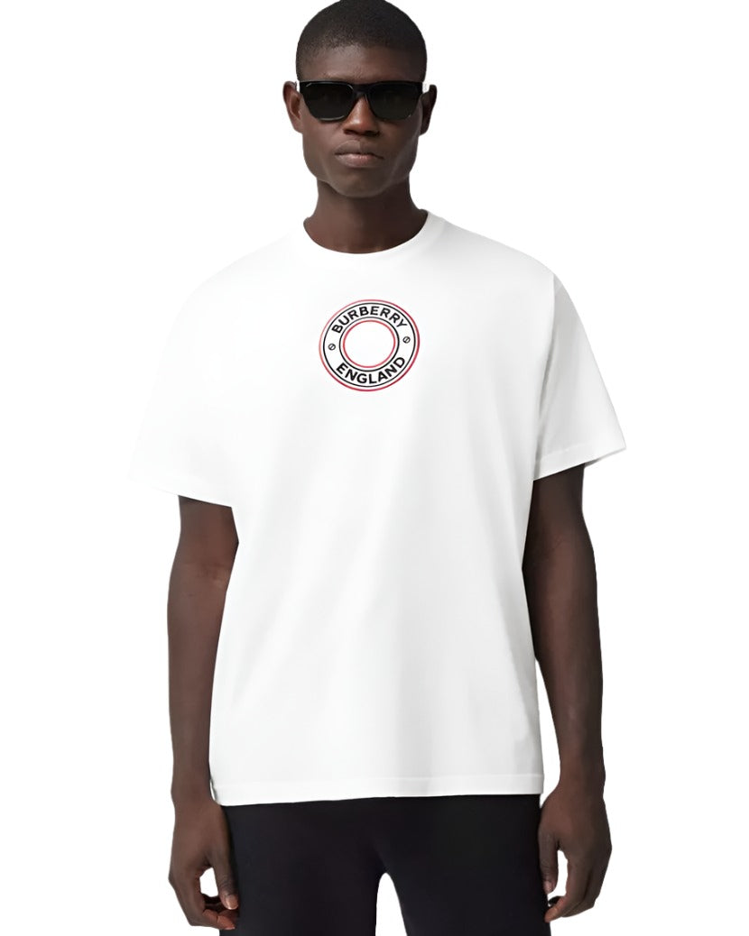 Burberry England Archway Circle T-shirt In White