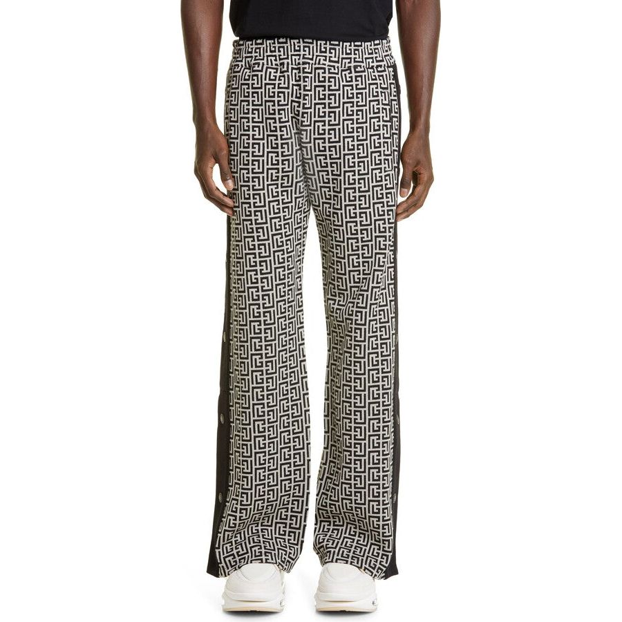 Balmain Monogram Print Track Pants