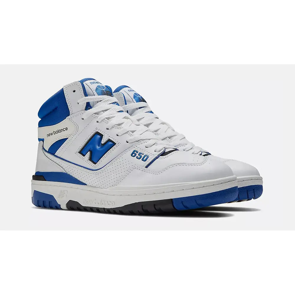 New Balance 650 White Royal Blue