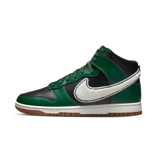 Nike Dunk High Chenille Swoosh 'Pine Green'
