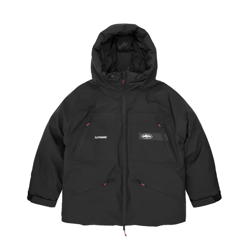 Corteiz Elitework Avalanche Bolo Parka 'Black'