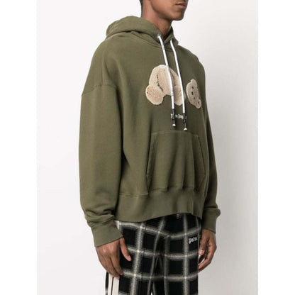 PALM ANGELS TEDDY BEAR HOODIE