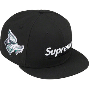 Supreme Money Box Logo New Era Black Cap