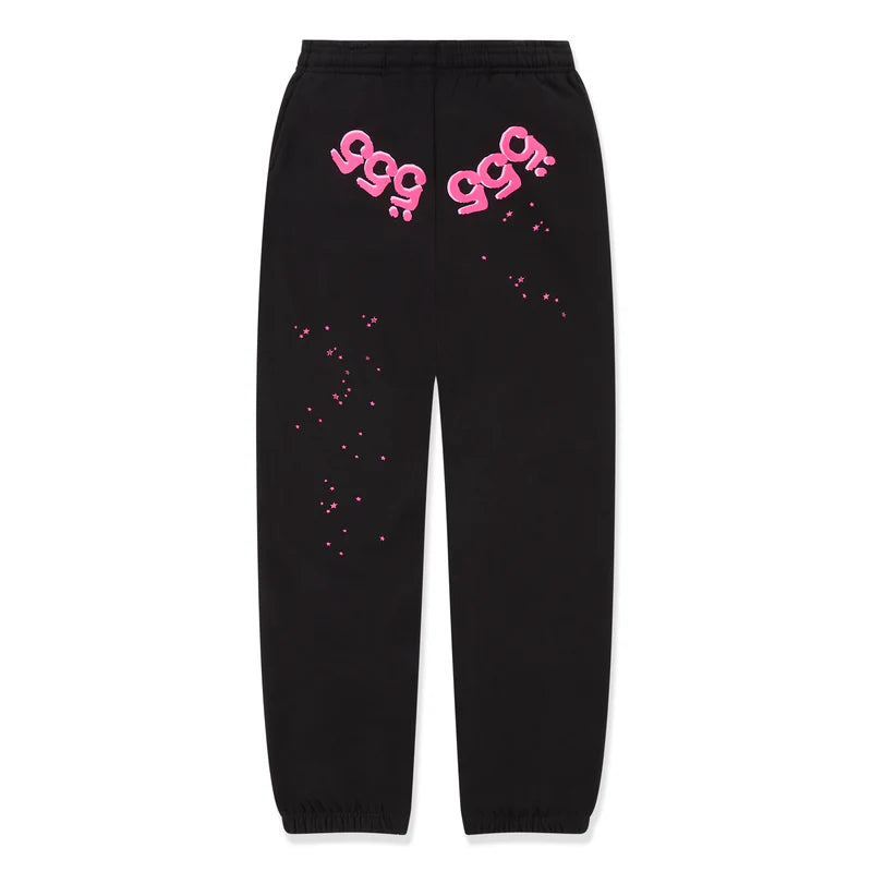 Sp5der Angel Number Sweatpant Black