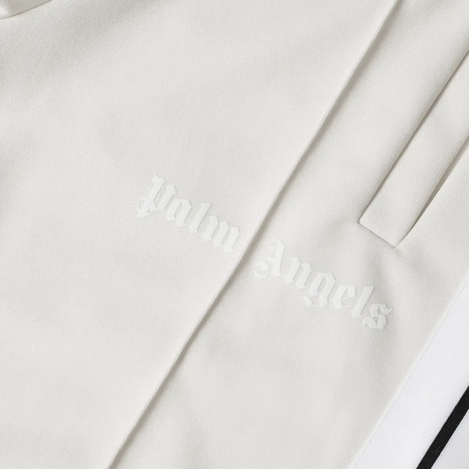 PALM ANGELS TAPED TRACK PANT OFF WHITE & WHITE