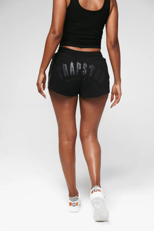 Trapstar Women's Irongate Panel Shorts 'Black'