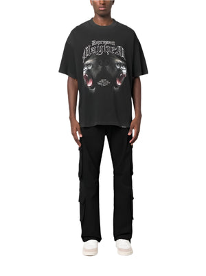 Represent Mayhem Printed Cotton T-Shirt 'Black'