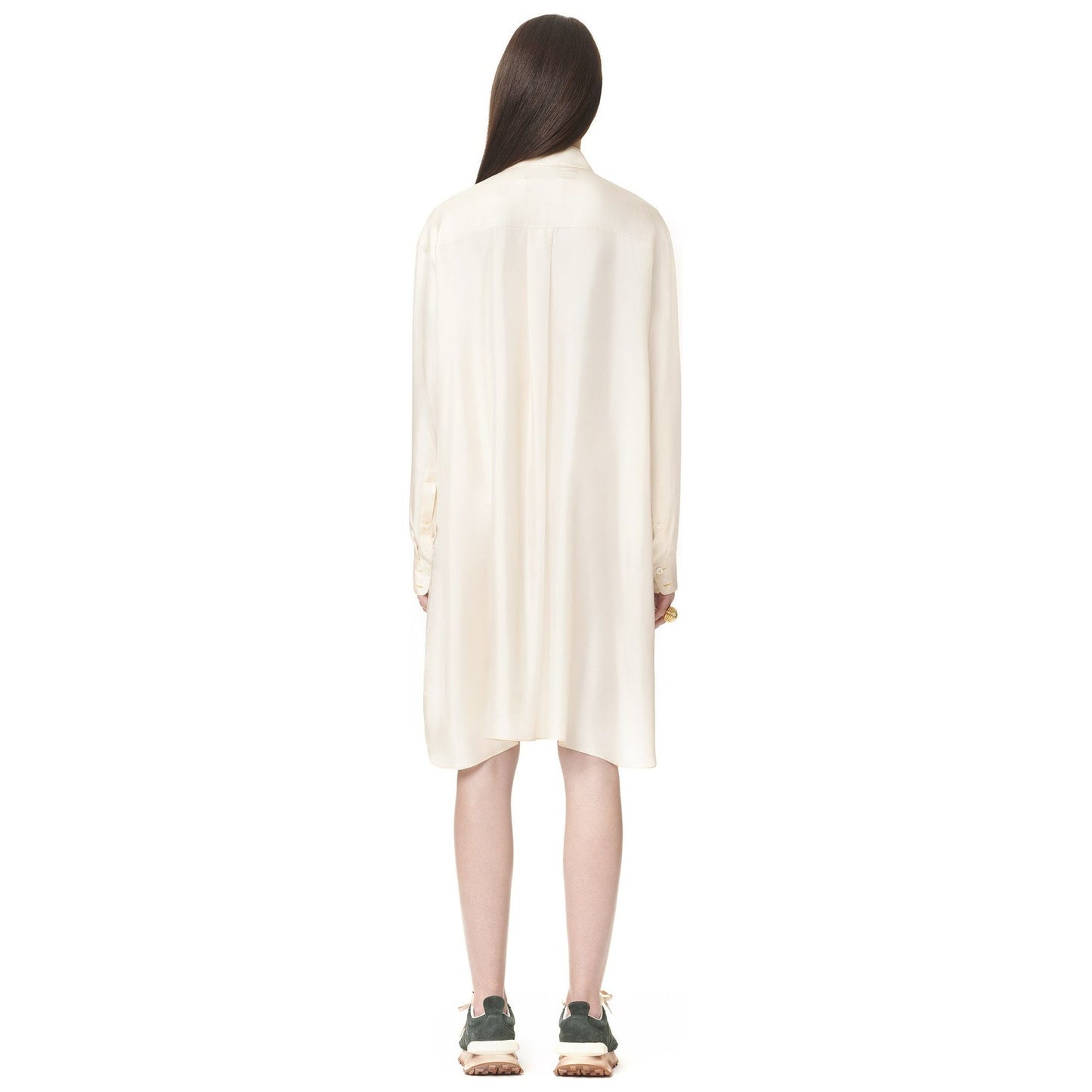 Lanvin Babar Carousel Long Sleeve Dress