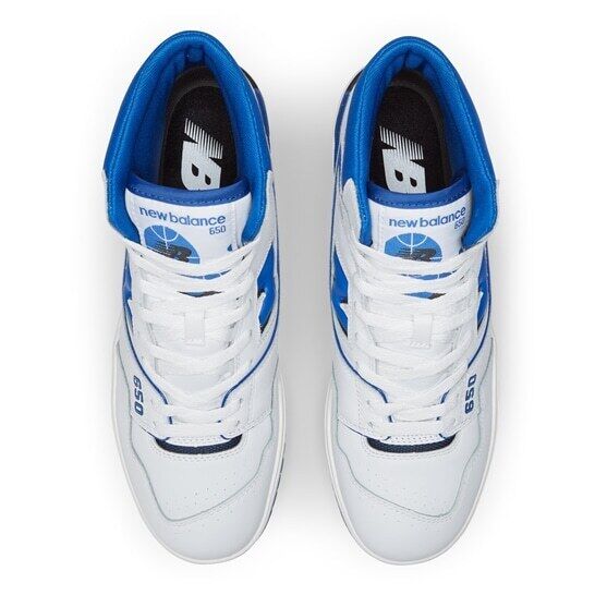 New Balance 650 White Royal Blue