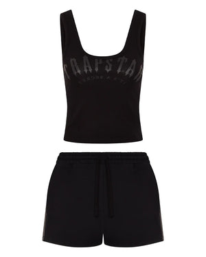 Trapstar Women's Irongate Panel Shorts 'Black'