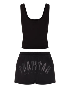 Trapstar Women's Irongate Panel Shorts 'Black'