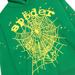 Sp5der Star OG Web V2 Hoodie 'Slime Green'