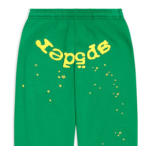 Sp5der Star OG Web V2 Sweatpants 'Slime Green'