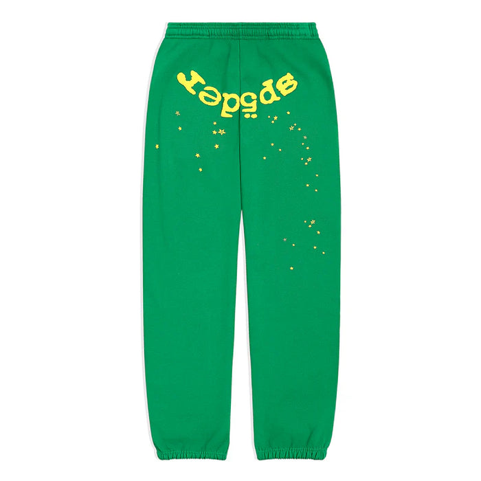 Sp5der Star OG Web V2 Sweatpants 'Slime Green'