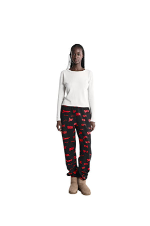 Sp5der SEX AOP Sweatpant 'Black'