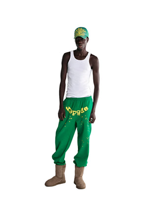 Sp5der Star OG Web V2 Sweatpants 'Slime Green'