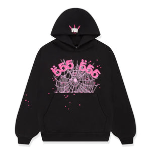 Sp5der Angel Number Hoodie 'Black'