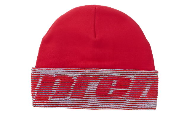 Supreme Reflective Jacquard Beanie Red