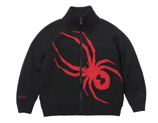 Supreme x Spyder Windstopper Zip Up Sweater Black