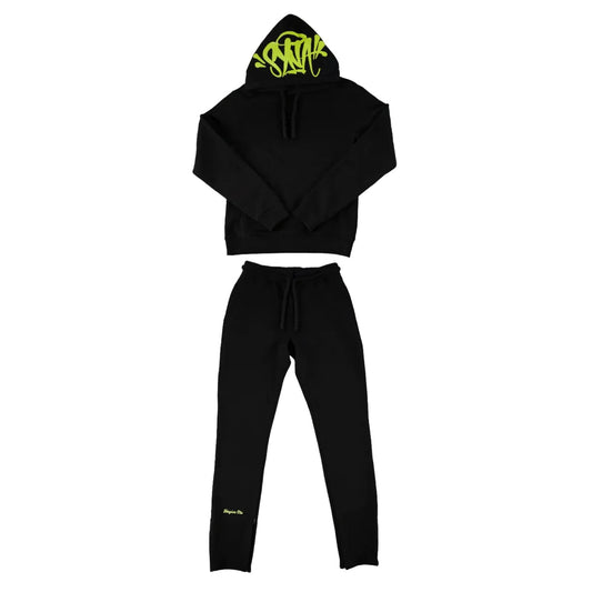 Syna World “Syna Logo” OG Tracksuit - Black/Green