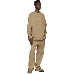 Essentials Tan Cotton Sweatshirt