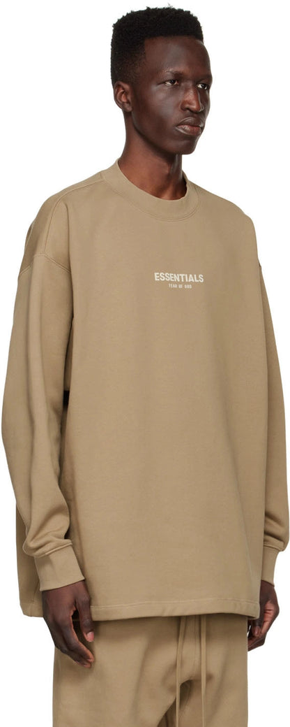 Essentials 'Tan' Cotton Sweatshirt