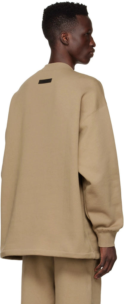 Essentials 'Tan' Cotton Sweatshirt