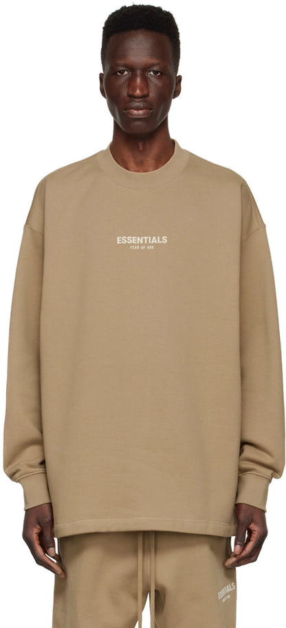 Essentials 'Tan' Cotton Sweatshirt