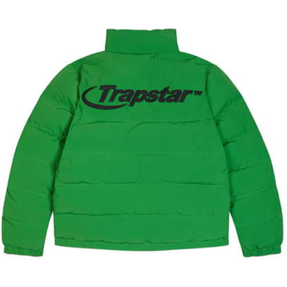 Trapstar Hyperdrive Puffer Jacket In Green