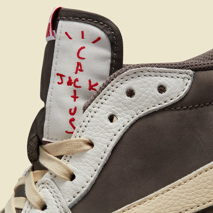 Air Jordan 1 Retro Low OG SP Travis Scott Reverse 'Mocha'