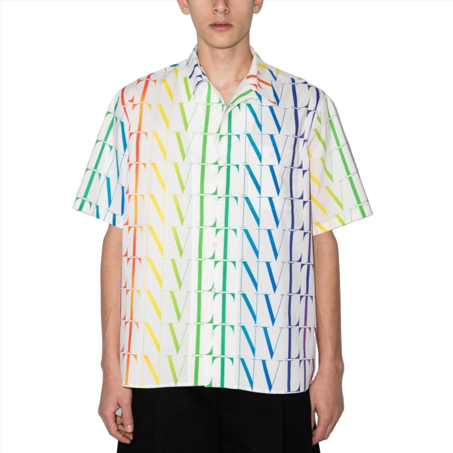 VLTN Times Logo Print Shirt